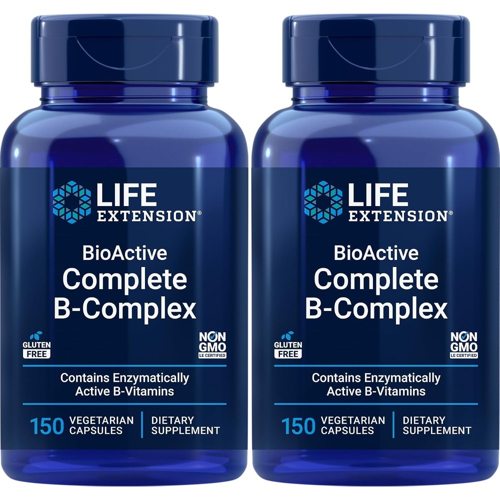 image:imageLife Extension BioActive Complete BComplex 150 Veg Caps Pack of 2