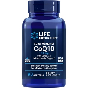 image:imageLife Extension COQ10 Super Ubiquinol 100mg with Enhanced Mitochondrial Support 90 Softgels