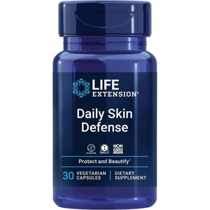 image:imageLife Extension Daily Skin Defense Vitamin C ceramides Rosemary Lemon Verbena Helps Fight oxidative Stress amp The Appearance of Wrinkles GlutenFree OnceDaily NonGMO Vegetarian 30 Capsules