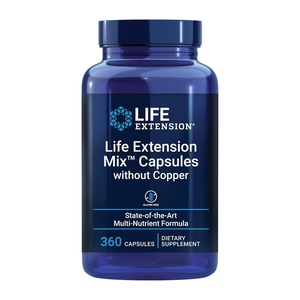 image:imageLife Extension Mix Capsules Without Copper high Potency Advanced Vitamin Mineral Fruit amp Vegetable Formula Vitamin B C D E for WholeBody Health Healthy Aging GlutenFree 360 Capsules
