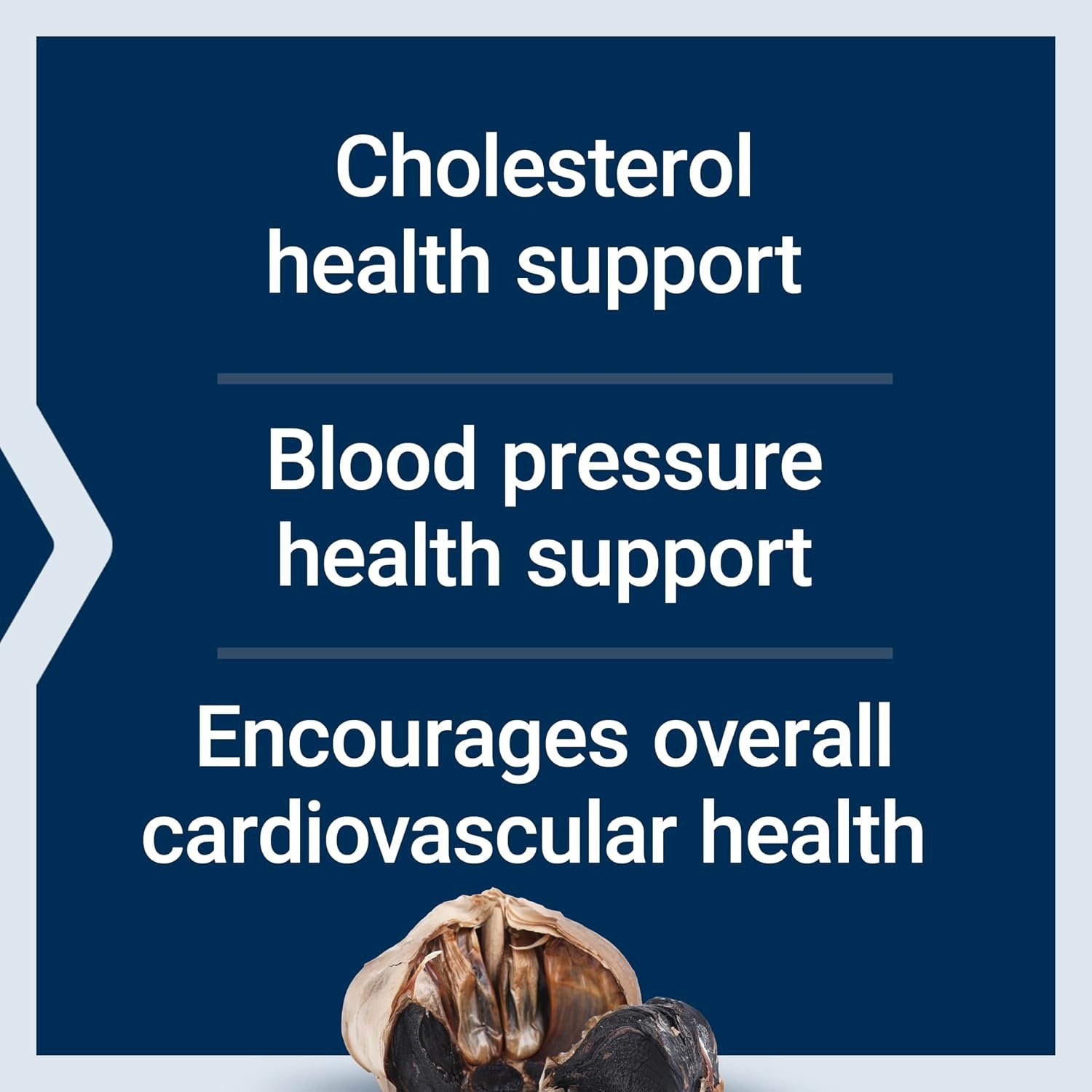 image:imageLife Extension Aged Black Garlic Heart Health Support Supplement Blood Pressure Health Support Cholesterol Health Support OnceDaily Gluten Free Vegetarian NonGMO 30 Capsules