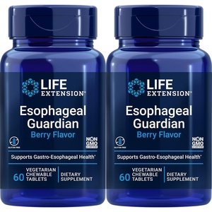 image:imageLife Extension Esophageal Guardian 60 Vegetarian Chewable Tablets Pack of 2